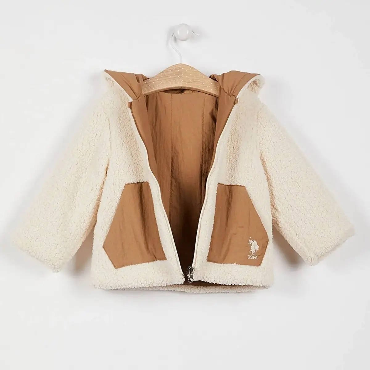 U.S Polo Hırka Krem Camel