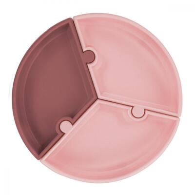 OiOi Silikon Puzzle - Pinky Pink/Velvet Rose