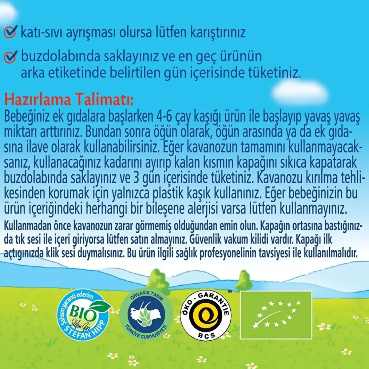 Hipp Organik Erik Püresi 125 gr x 6lı Paket