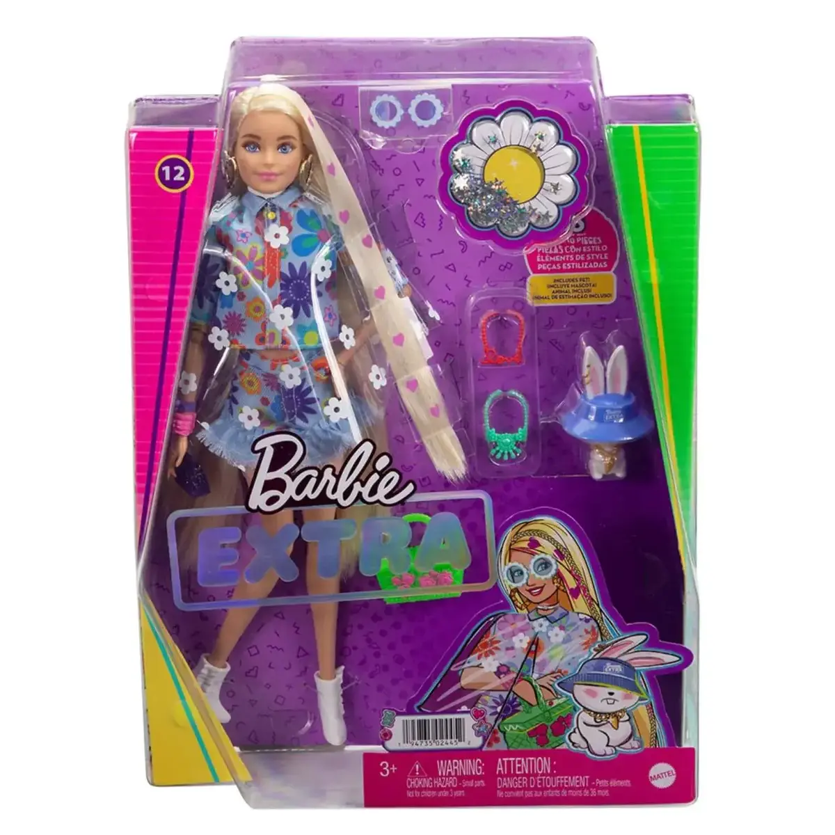 Barbie Extra Mavi Etekli Bebek