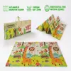 Holmen Katlanabilir Oyun Matı Arabalar Ve Hayvanlar 150x200x1 Cm