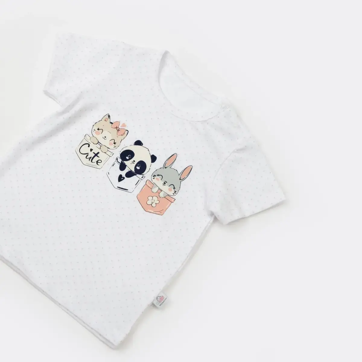 Bibaby T-Shirt Bimini Cute Song Pembe Puanlı