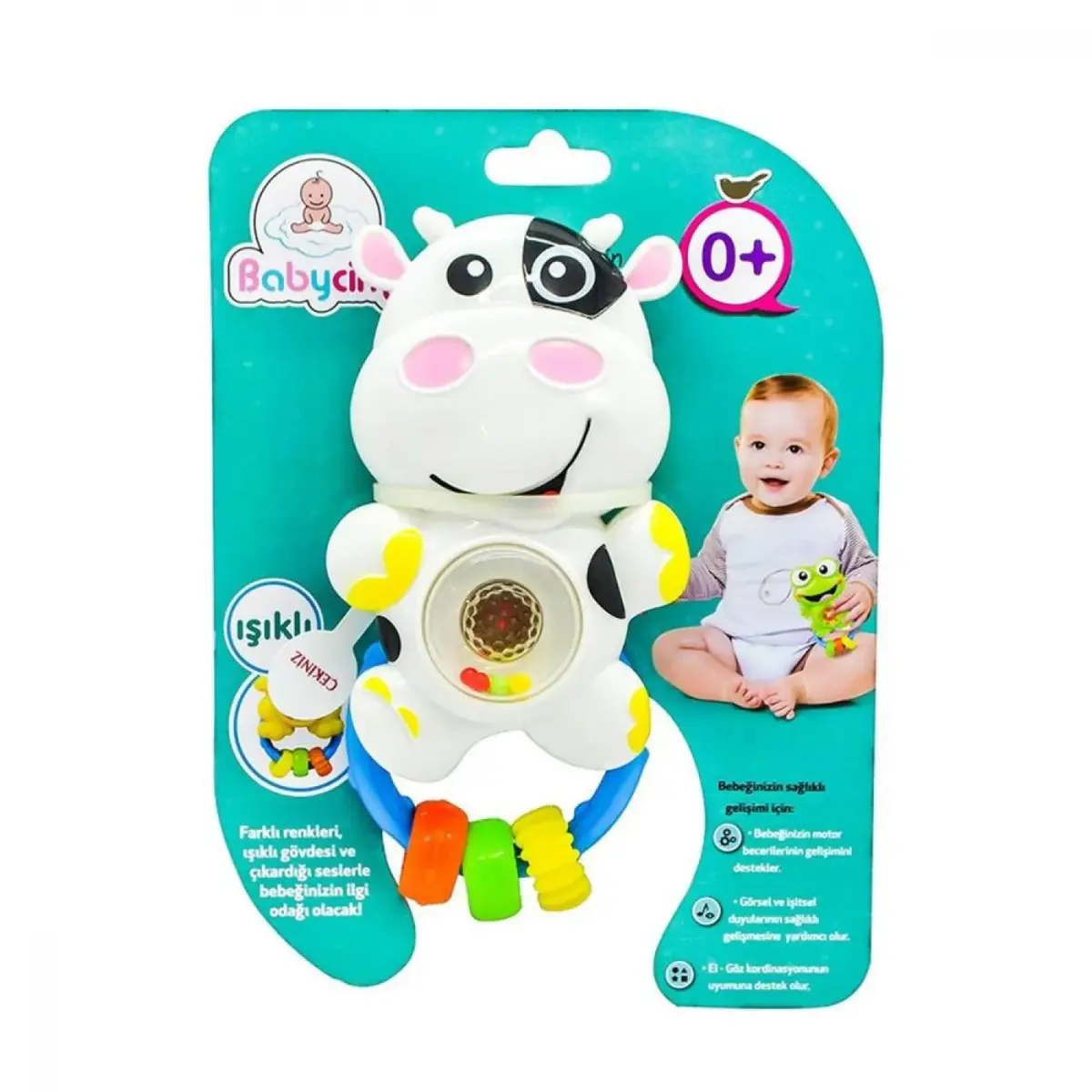 Babycim İnek Çıngırak Sesli