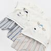 Bibaby 2li Takım Şortlu Stripe Sytle Lacivert - Bej