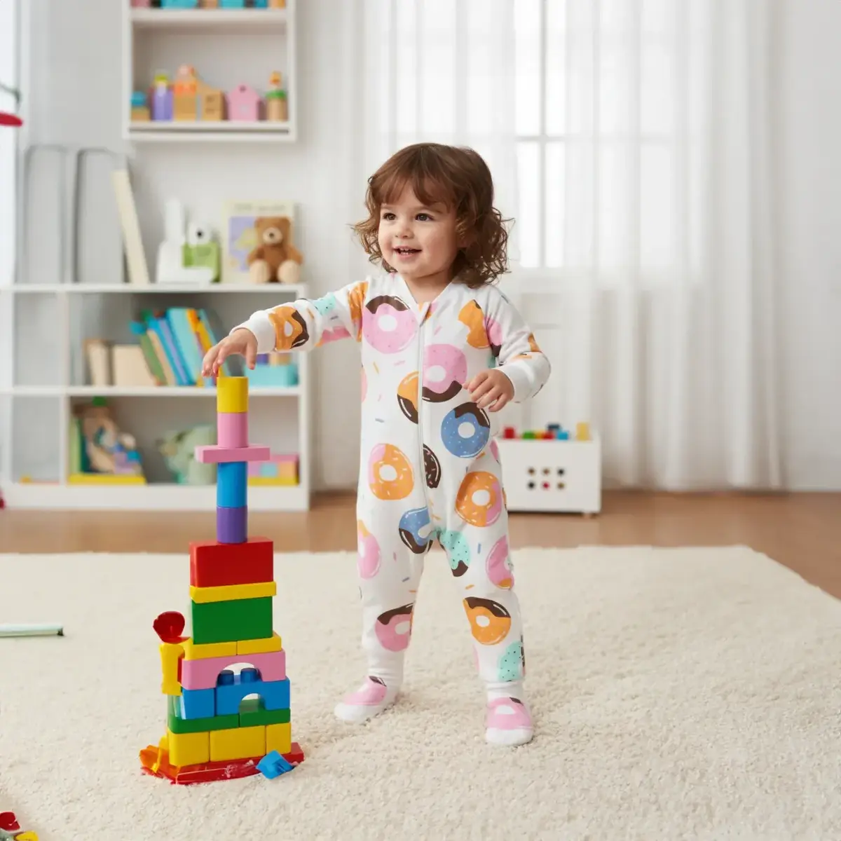 Ella Bonna Uyku Tulumu Çoraplı 2,5 Tog Donut