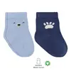 Bibaby Çorap Soket 2li Bistyle Bear Penye Mavi