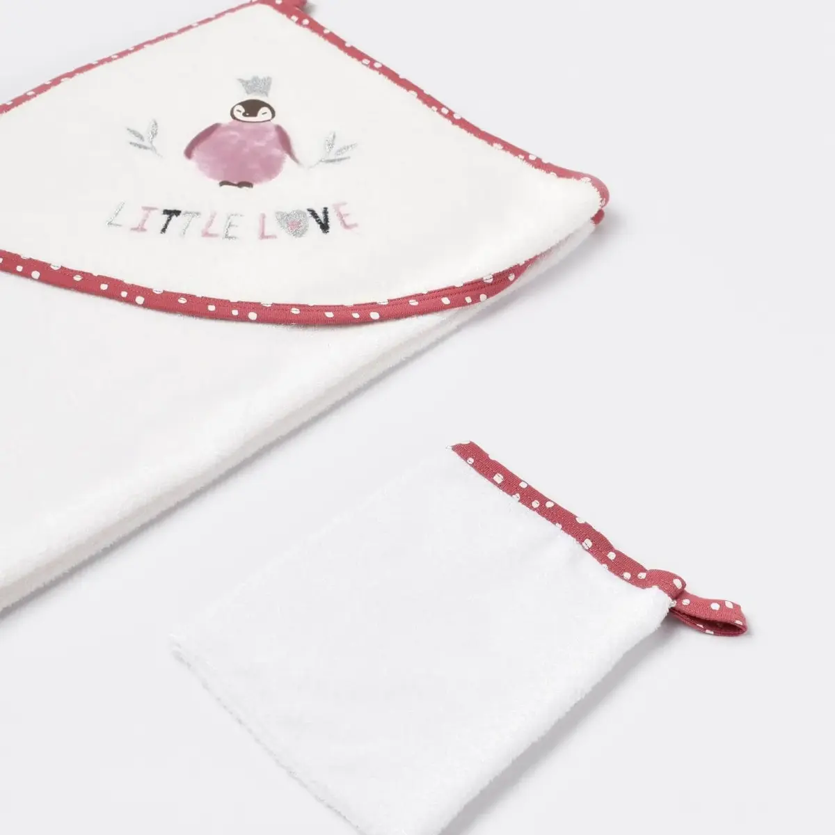 Bibaby Organik Havlu Little Love Rose Dry