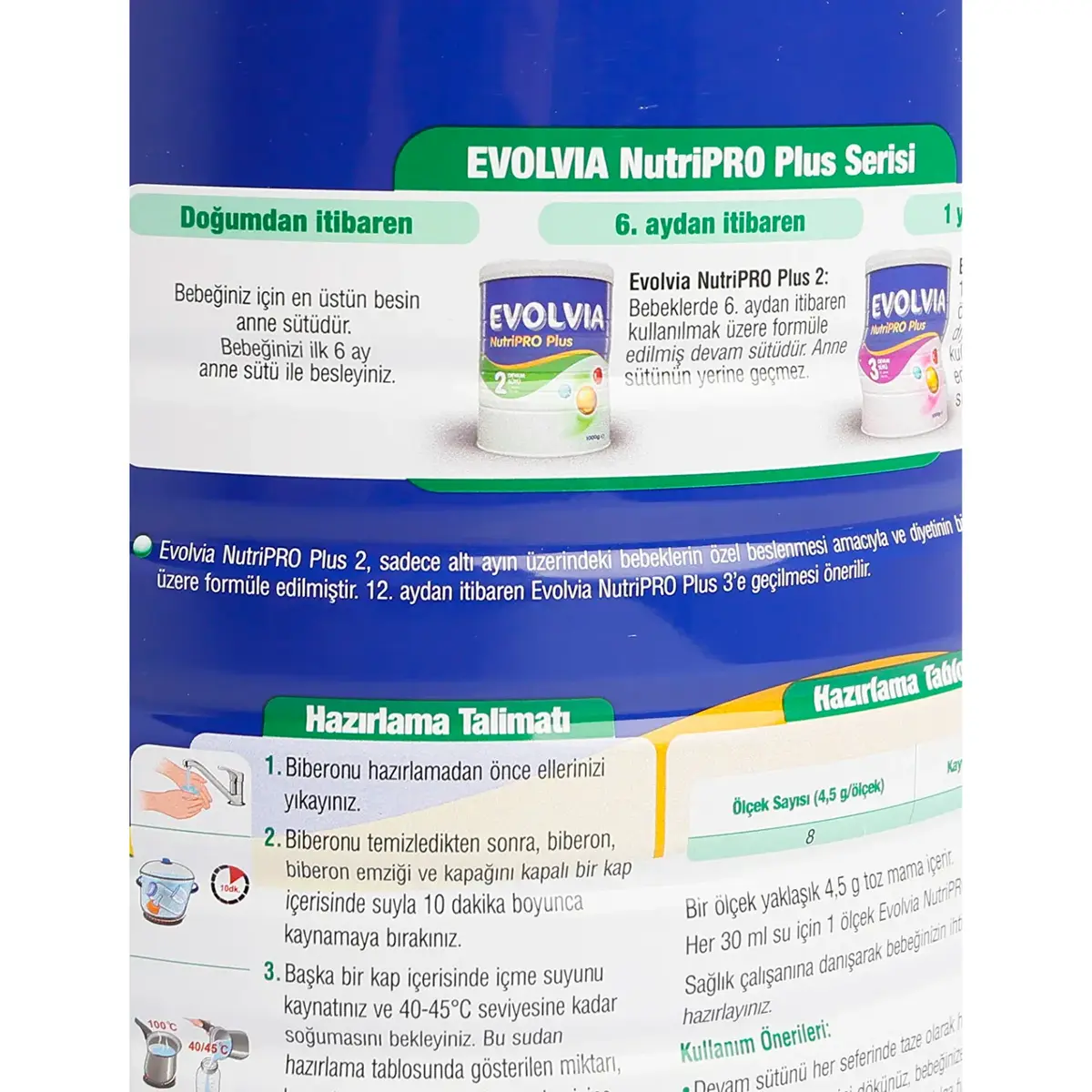 Evolvia Nutripro Plus 2 Devam Sütü 1000 Gr