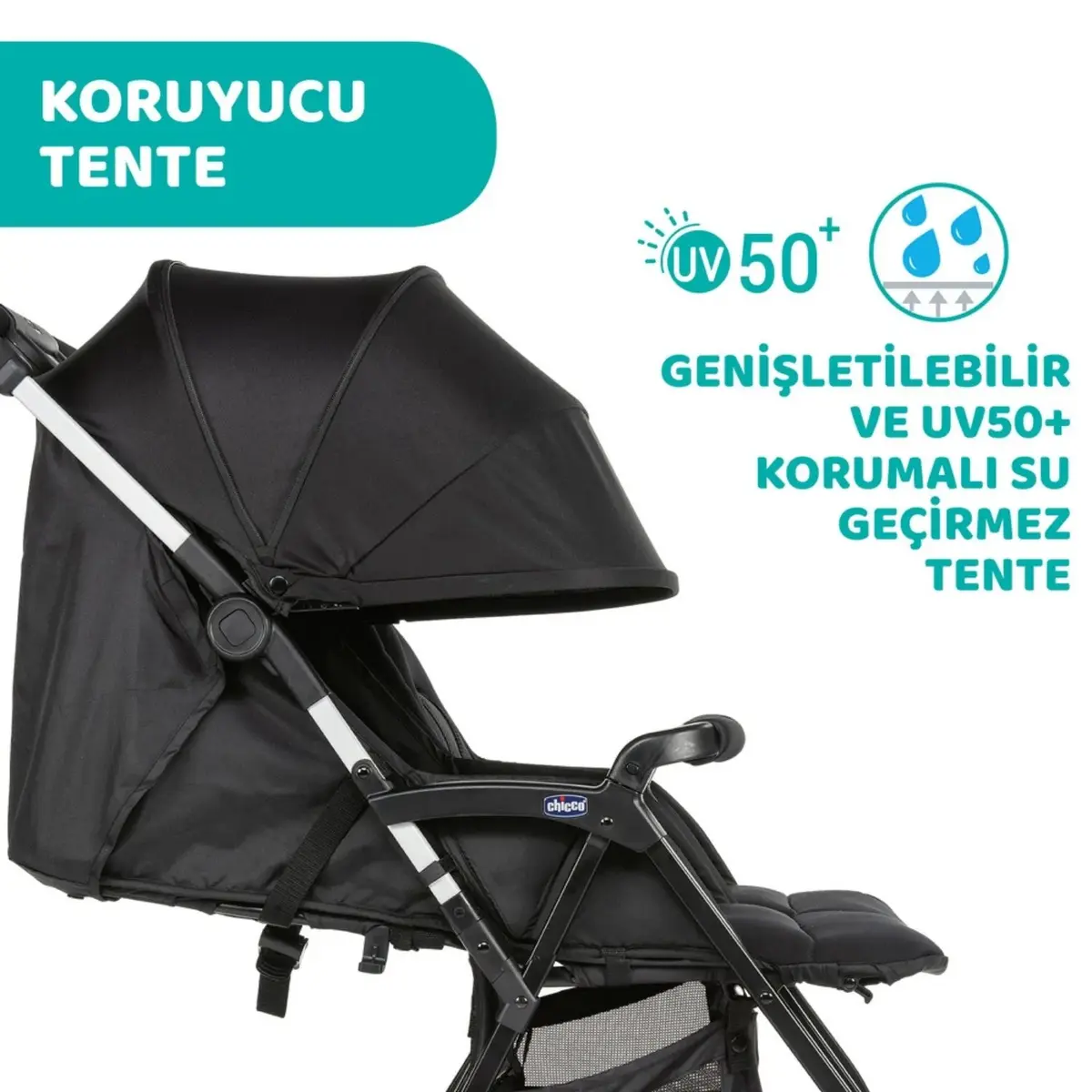 Chicco Ohlala İkiz Bebek Arabası Black Night