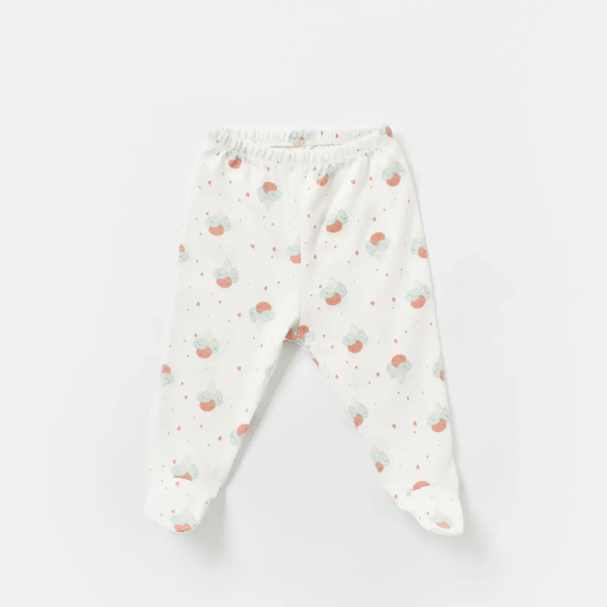 Bibaby Organik Tulum Takımı Tüllü Pretty Ears Bunny Mint - Ekru