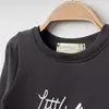 Bebolly Sweatshirt Littlimu Baskılı  Füme