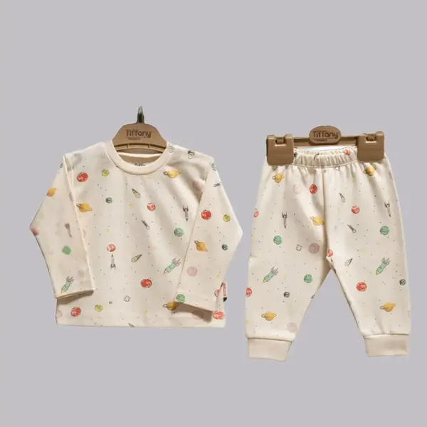 Tiffany Organik 2li Takım Space Theme