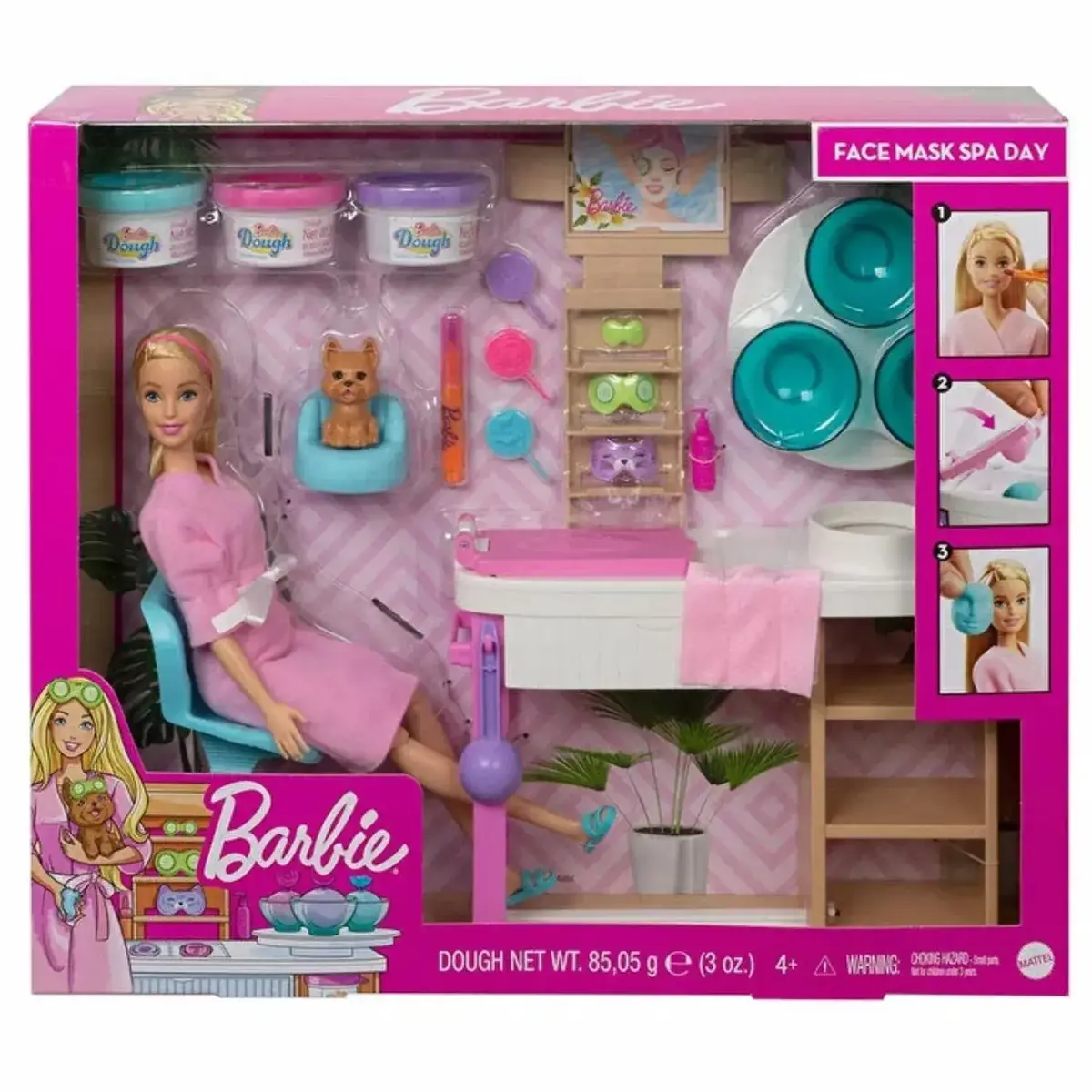 Barbie Yüz Bakımı Yapıyor Oyun Seti