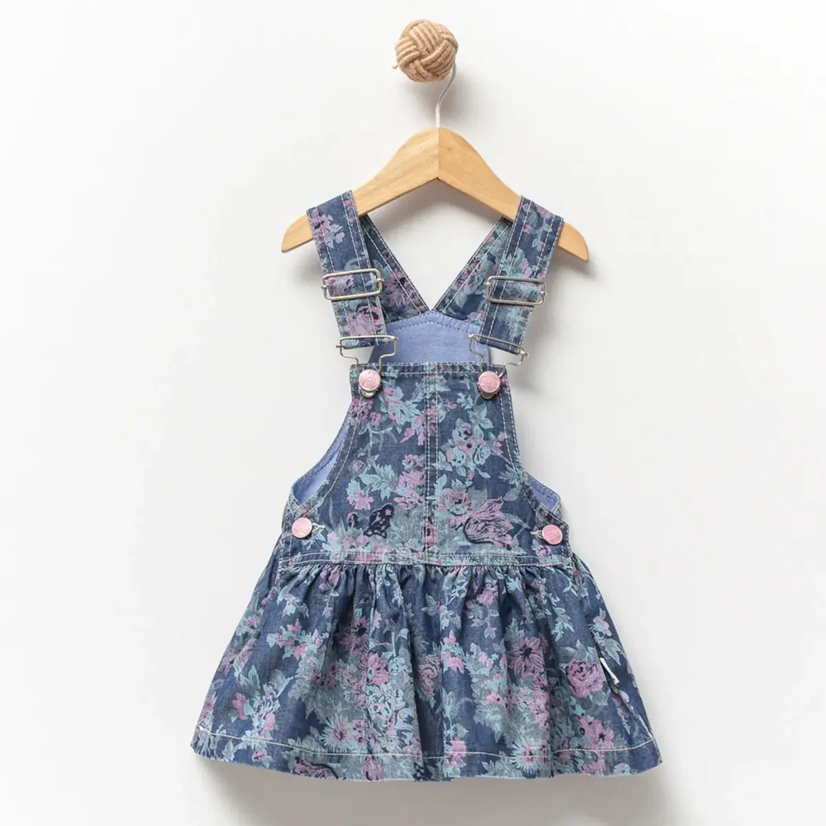 Overdo Jile Kot Çiçek Baskılı Pembe