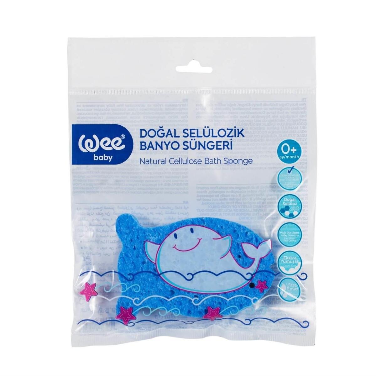 Wee Baby Doğal Selülozik Bebek Banyo Süngeri