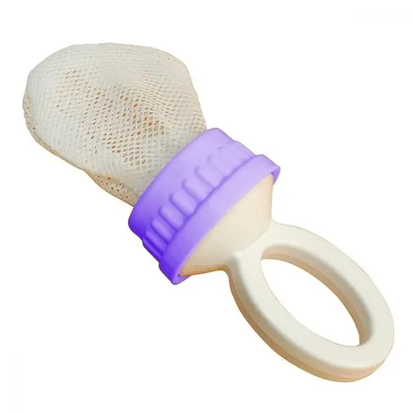 Mycey Feeder Güvenli Meyve ve Sebze Emziği Lila