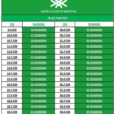 Benetton Ayakkabı Spor Patik Yeşil