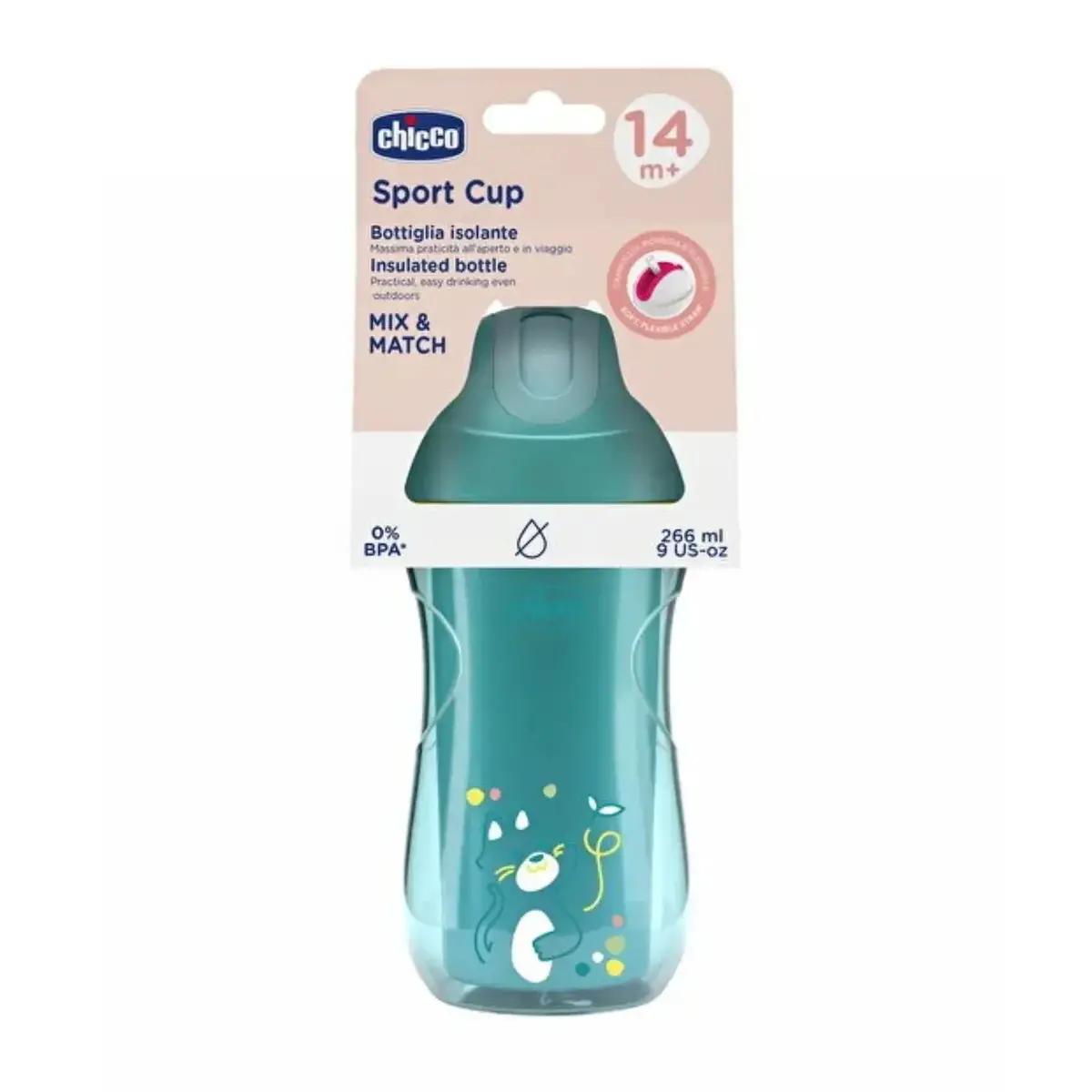 Chicco Sport Bardak Pipetli 14+ Ay Erkek Yeni