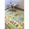 Coolmats Yeşil Parkur-Bulutlar ve Dağlar Oyun Halısı 140x100x1