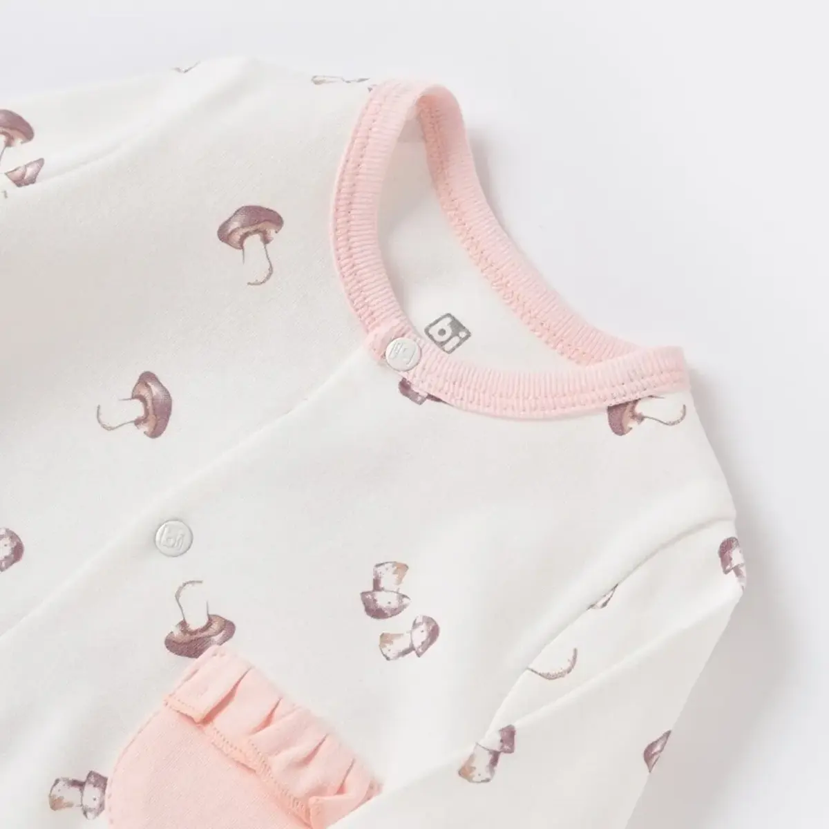 Bibaby Tulum Çoraptolon Bonny Mushroom Pembe