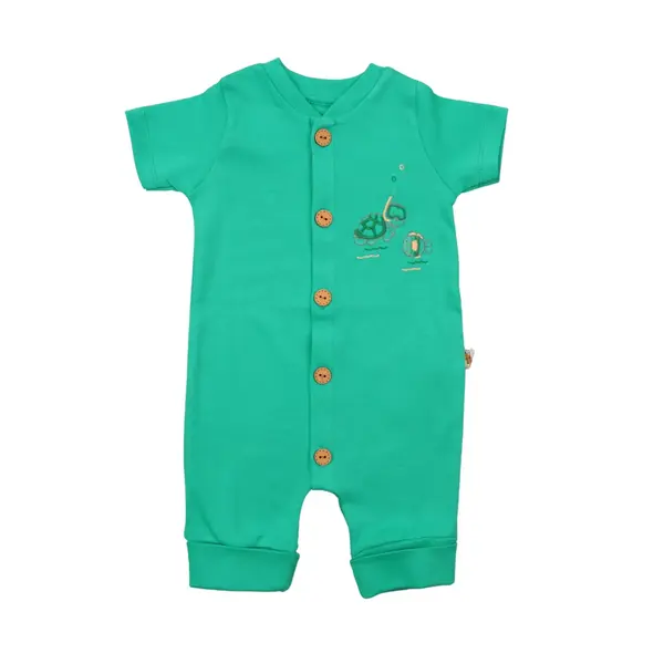 Mini Damla Tulum Kısa Balıklı Yeşil