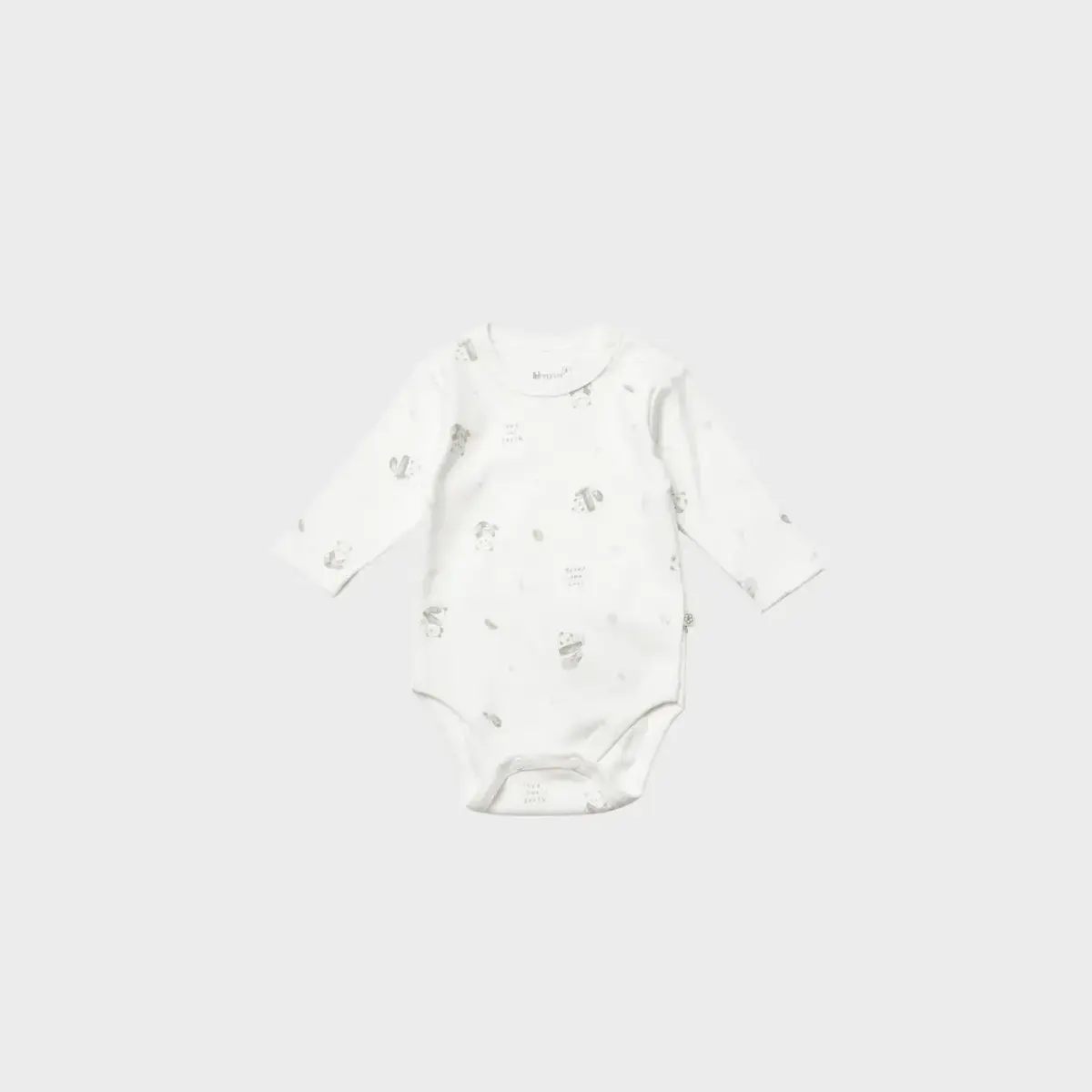 Bibaby Organik Body Uzun Kol Love Our Earth Yeşil