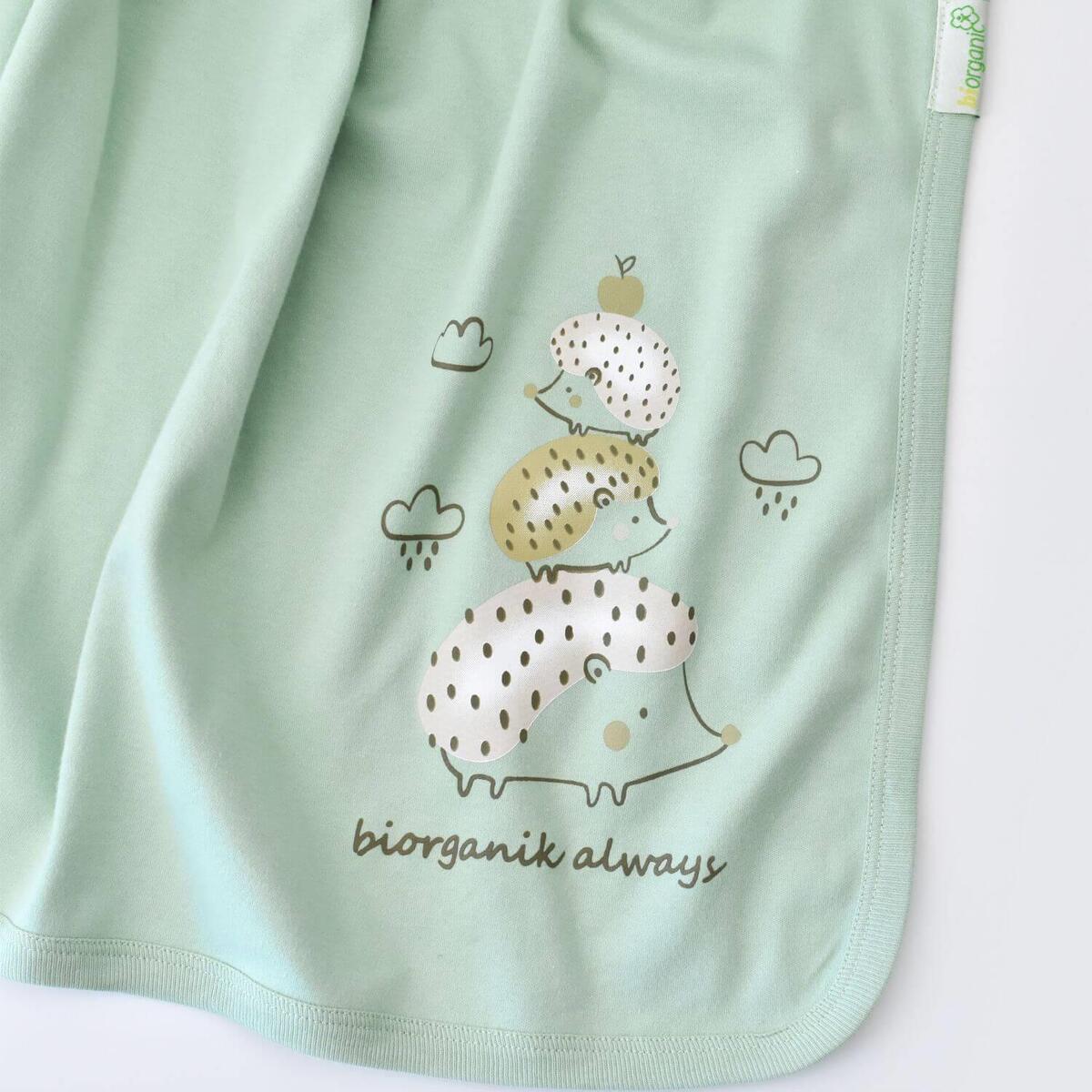 Bibaby Organik Battaniye Happy Always Yeşil