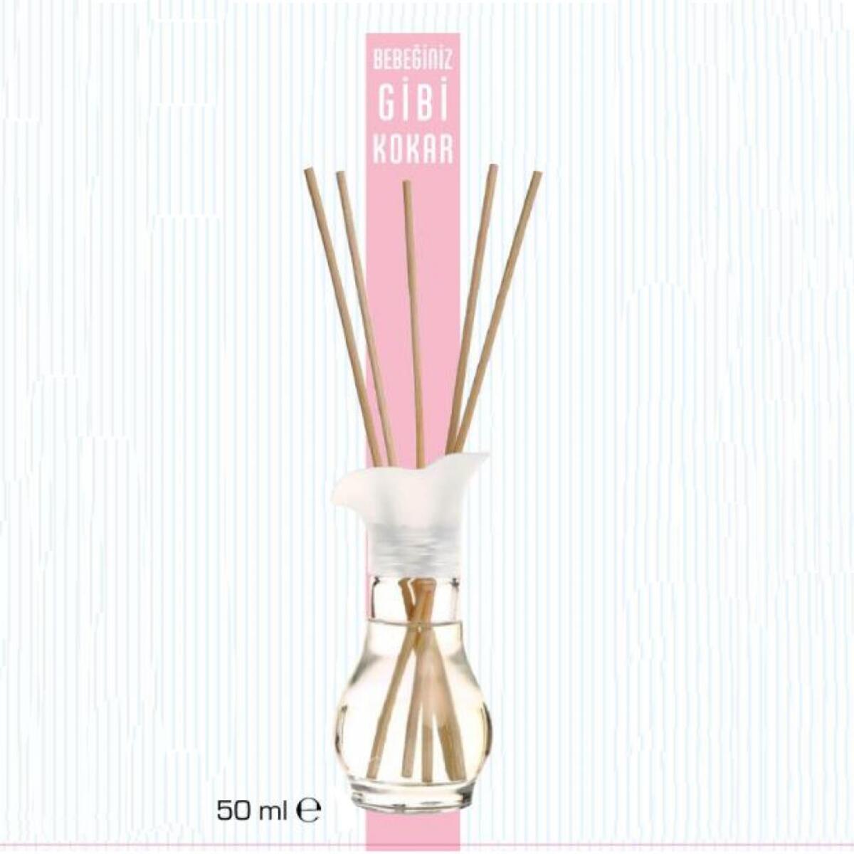 Baby Mall Bambu Çubuklu Oda Parfümü 50ml Pembe 