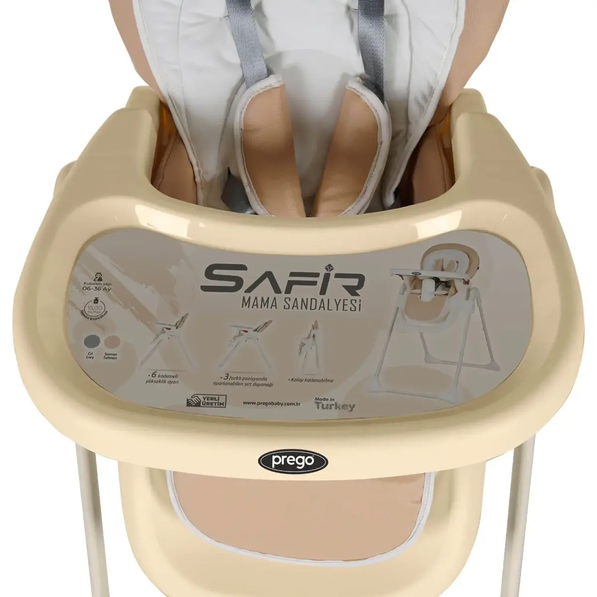 Prego 3006 Safir Mama Sandalyesi Somon