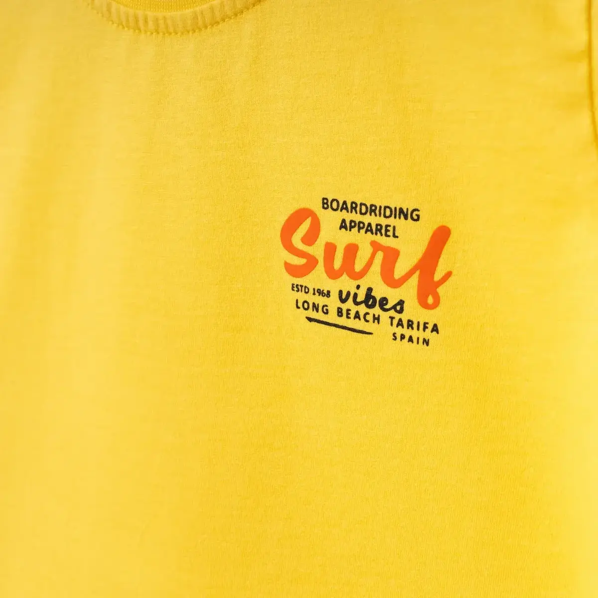 Winimo T-Shirt Surf Baskılı Sarı