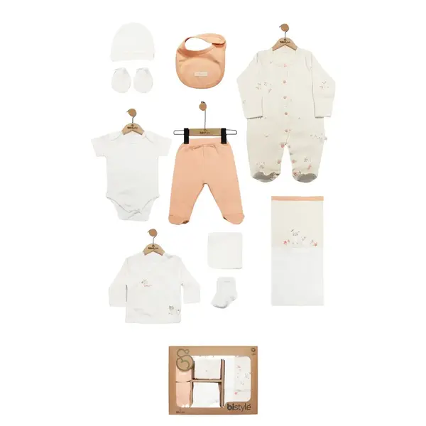 Bistyle Hastane Çıkışı 10lu Fluffy And Lovely Bej - Somon - Ekru