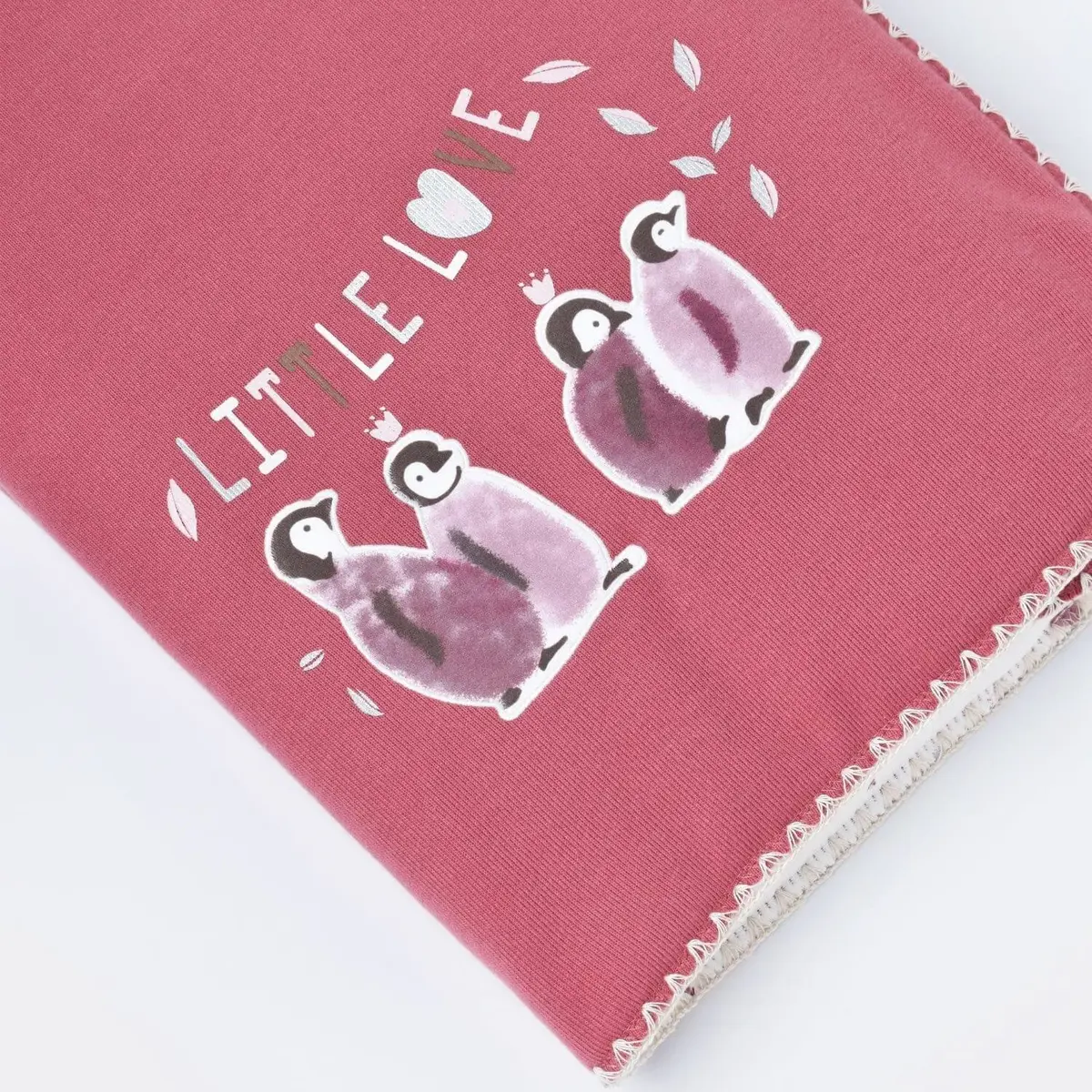 Bibaby Organik Battaniye Little Love Rose Dry