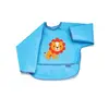 Babyjem Poli Muşamba Kollu Mama Önlüğü Mavi