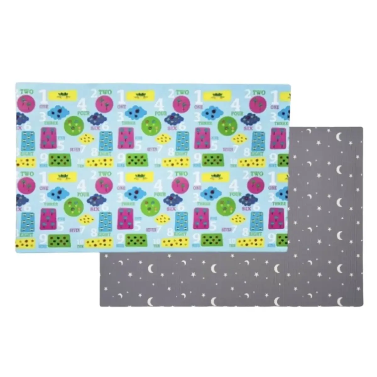 Tummymat Numbers Gray Stars Oyun Matı 15mm 200x140 cm