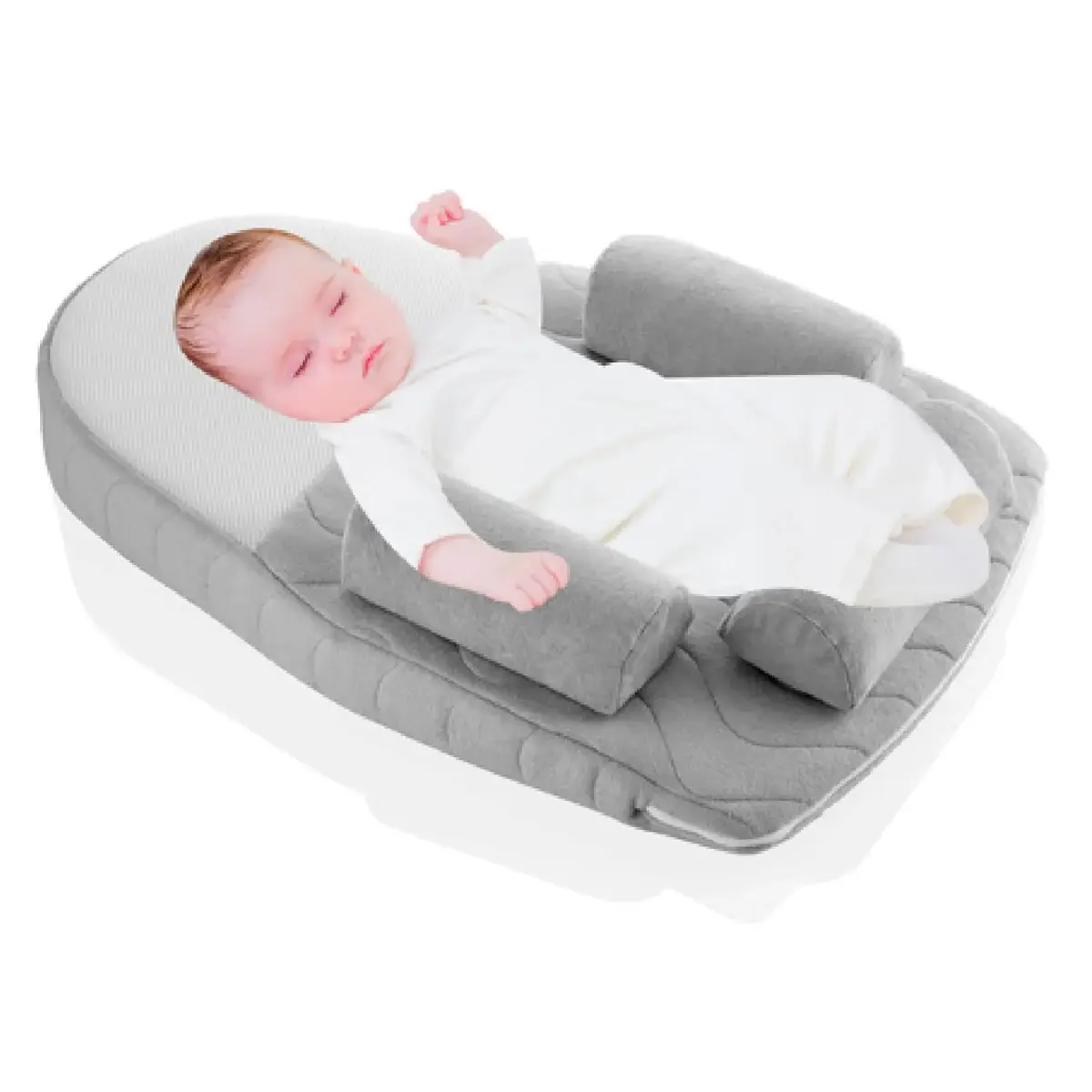 Babyjem Antikolik Uyku Yastığı Air Gri