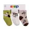 Step Çorap Soket 3lü Altıbaskılı Dog
