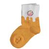 Bibaby Organik Çorap Soket Breakfast Hardal