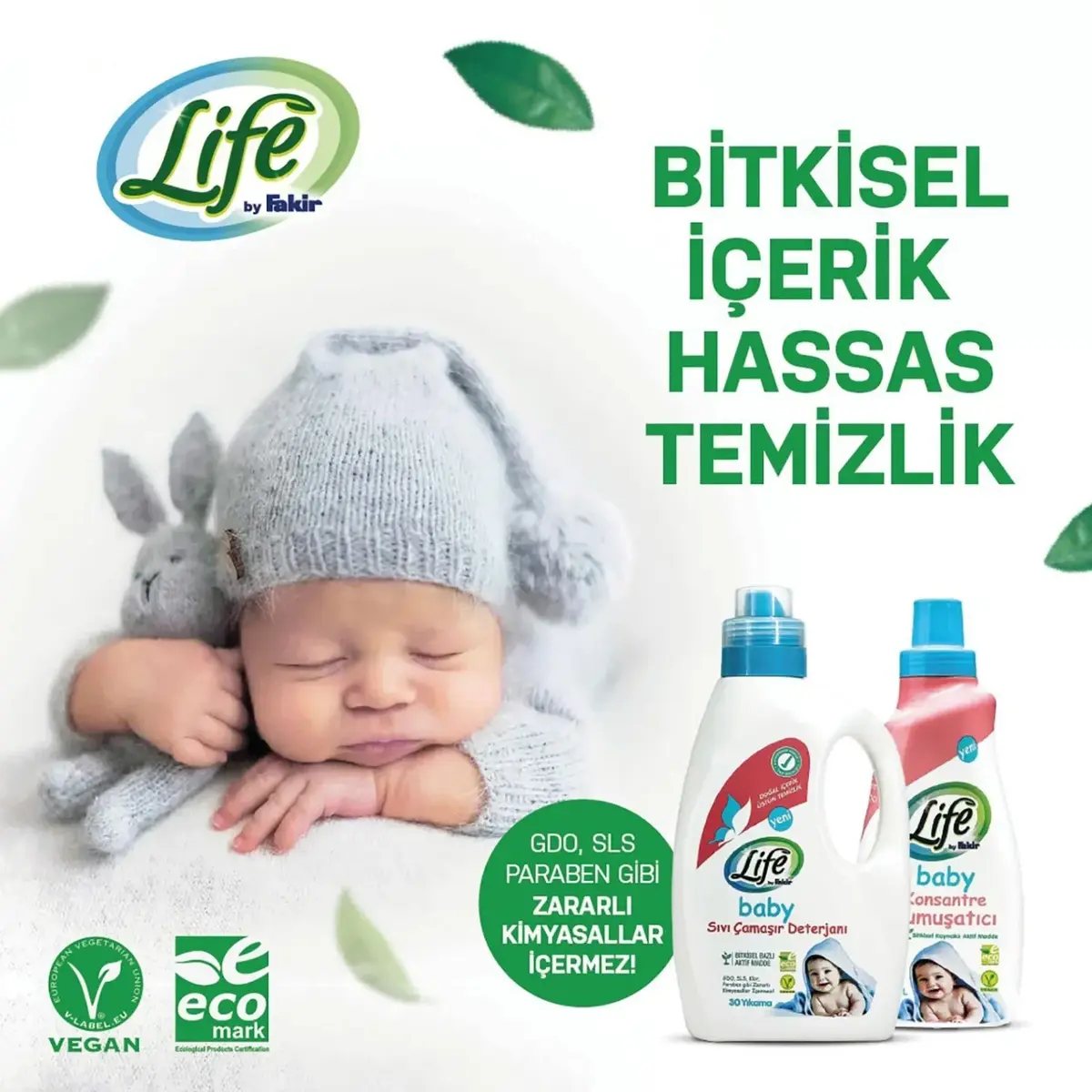 Life by Fakir Baby Bitkisel Bazlı Sıvı Çamaşır Deterjanı 1500 ml