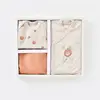 Bibaby Organik Zıbın Takımı Summer Fruit Prematüre Light Cream Caramel