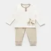 Bibaby 2li Takım Animals Kingdom Ekru - Bej