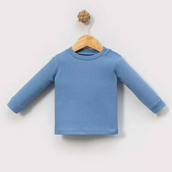 Angeltouch Sweatshirt Raporlu İndigo