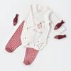 Bibaby Organik Zıbın Takımı Little Love Rose Dry