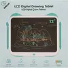 Wicue LCD Dijital Çizim Tableti Renkli 12'' Mavi