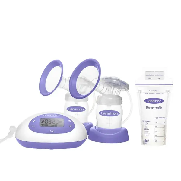 Lansinoh Çiftli Elektrikli Göğüs Pompası+ Süt Saklama Poşeti 50li