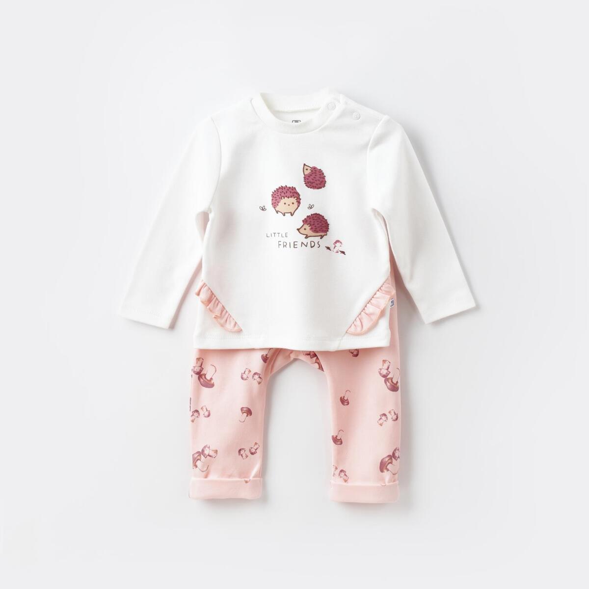 Bibaby 2li Takım Bonny Mushroom Pembe