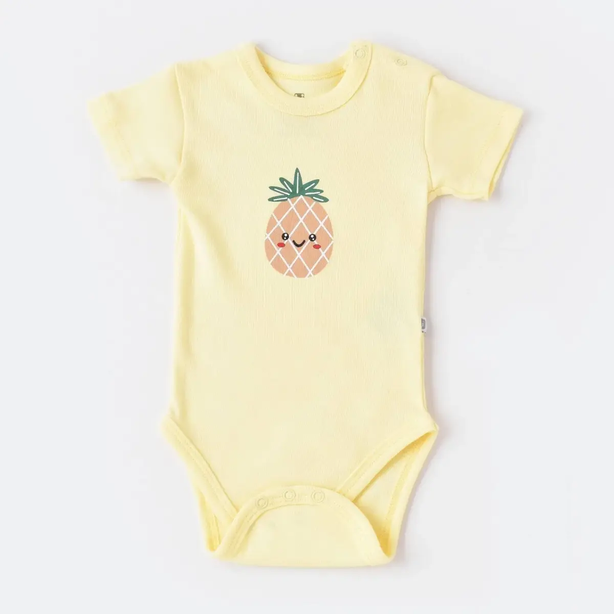 Bibaby Body Kısa Kol Summer Special Sarı