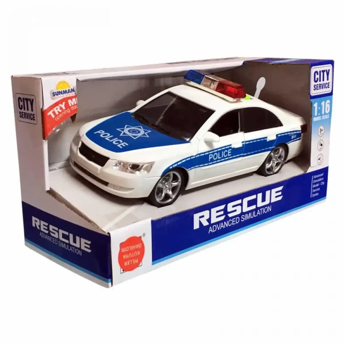 Taksi Sesli Işıklı 1/16