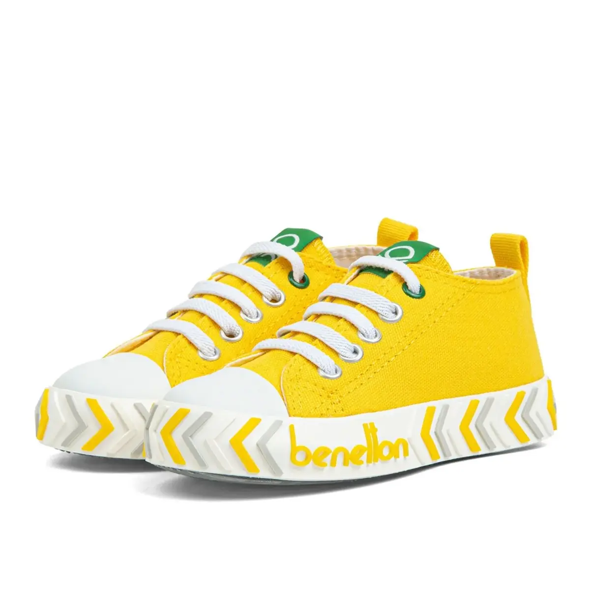 Benetton Ayakkabı Spor Patik Suni Deri Sarı Benetton Ayakkabı Spor Patik Suni Deri Sarı