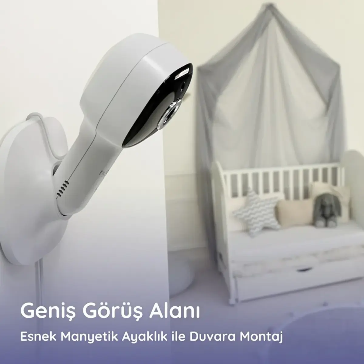 Hubble Nursery Pal Cloud  Wifi-Connect 5 inç Dijital Bebek Kamerası