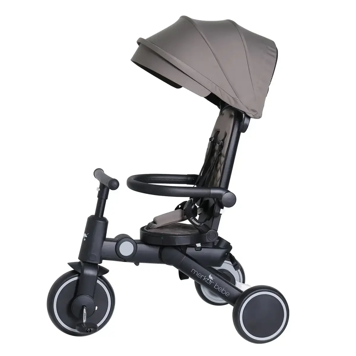 Merkür Bebe 9in1 Hawk Üç Tekerlekli Bebek ve Çocuk Bisikleti Yeşil